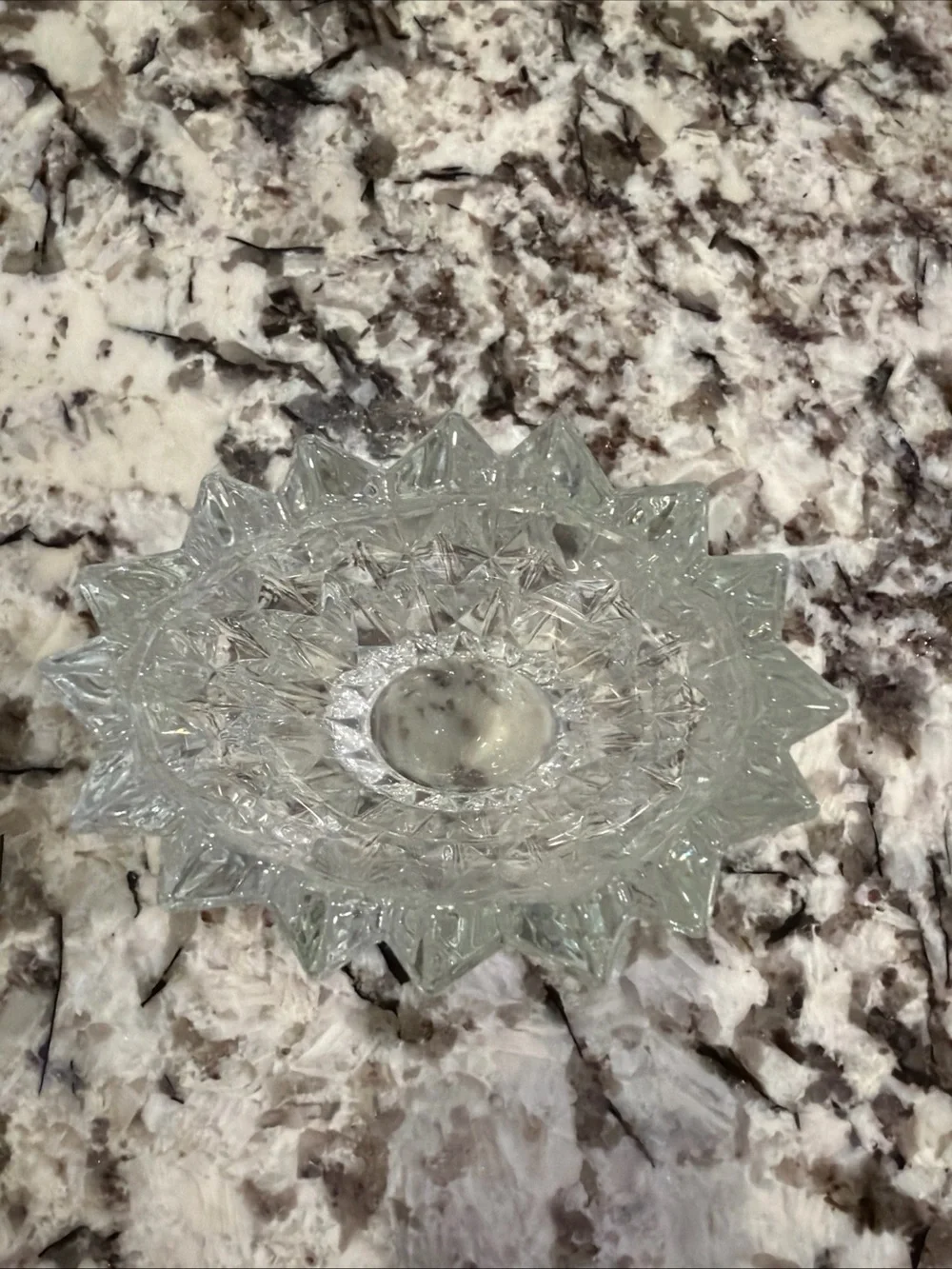 Nachtmann Quartz Crystal Oval Vase 6.25”